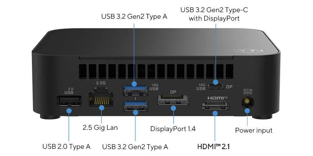 ASUS NUC 14 Essential NUC14MNK-B N150 16GB 256GB Win11