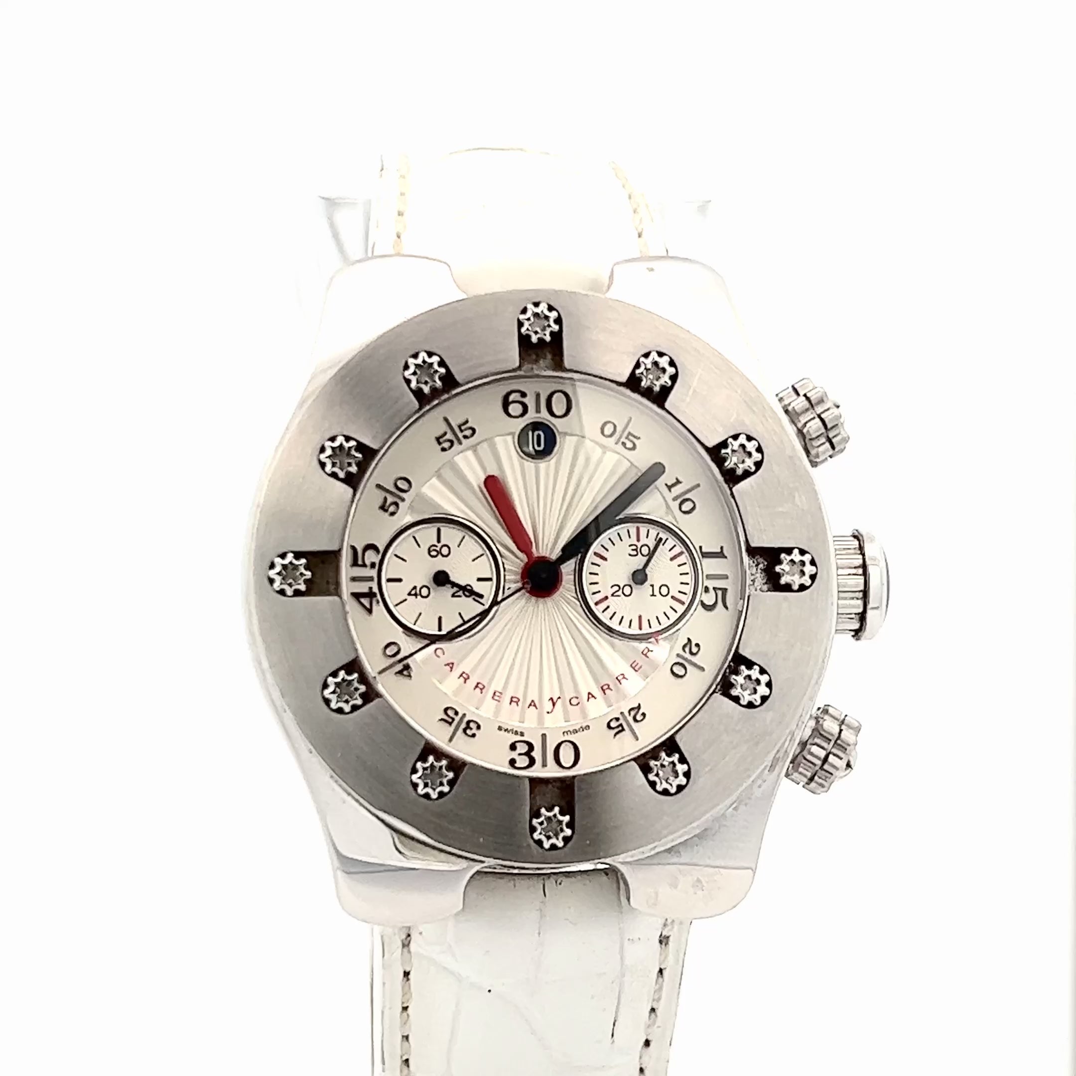 CARRERA Y CARRERA AVALON Chronograph 40mm Steel Watch | NATILUXIA