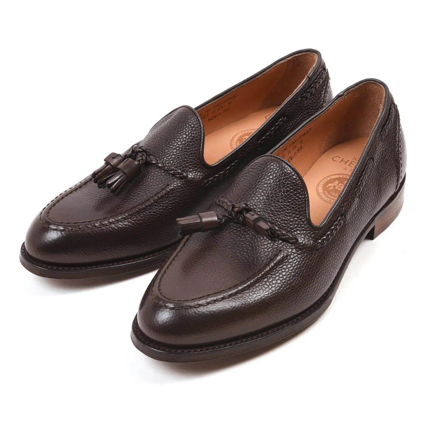 ジョセフチーニー HUBERT-II タッセルローファー WALNUT GRAIN