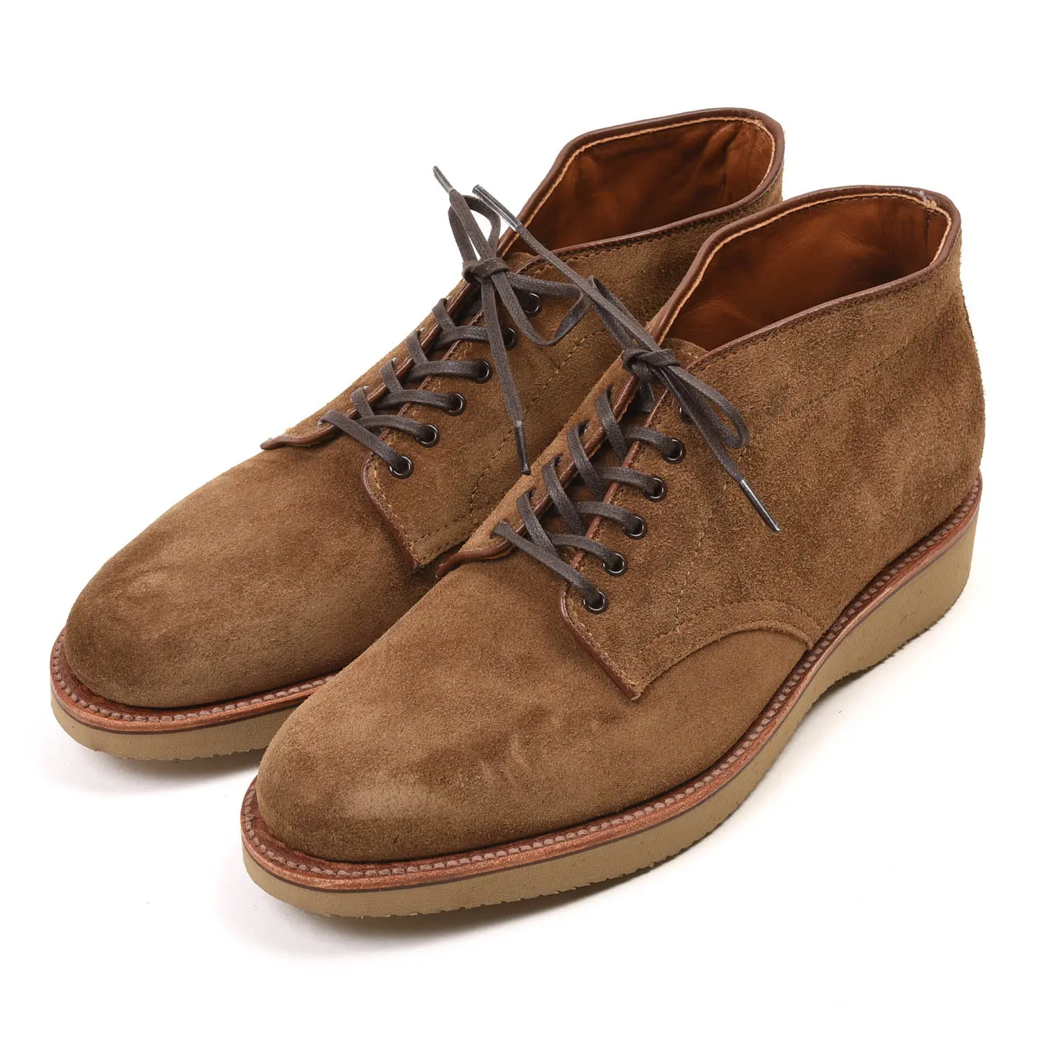 オールデン N1803 SNUFF SUEDE 6EYE CHUKKA BOOT