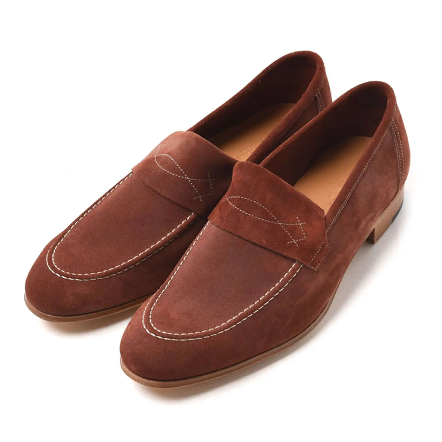 TERRACOTTAスエードの上品なローファー】-ジョンロブ-Natoriya