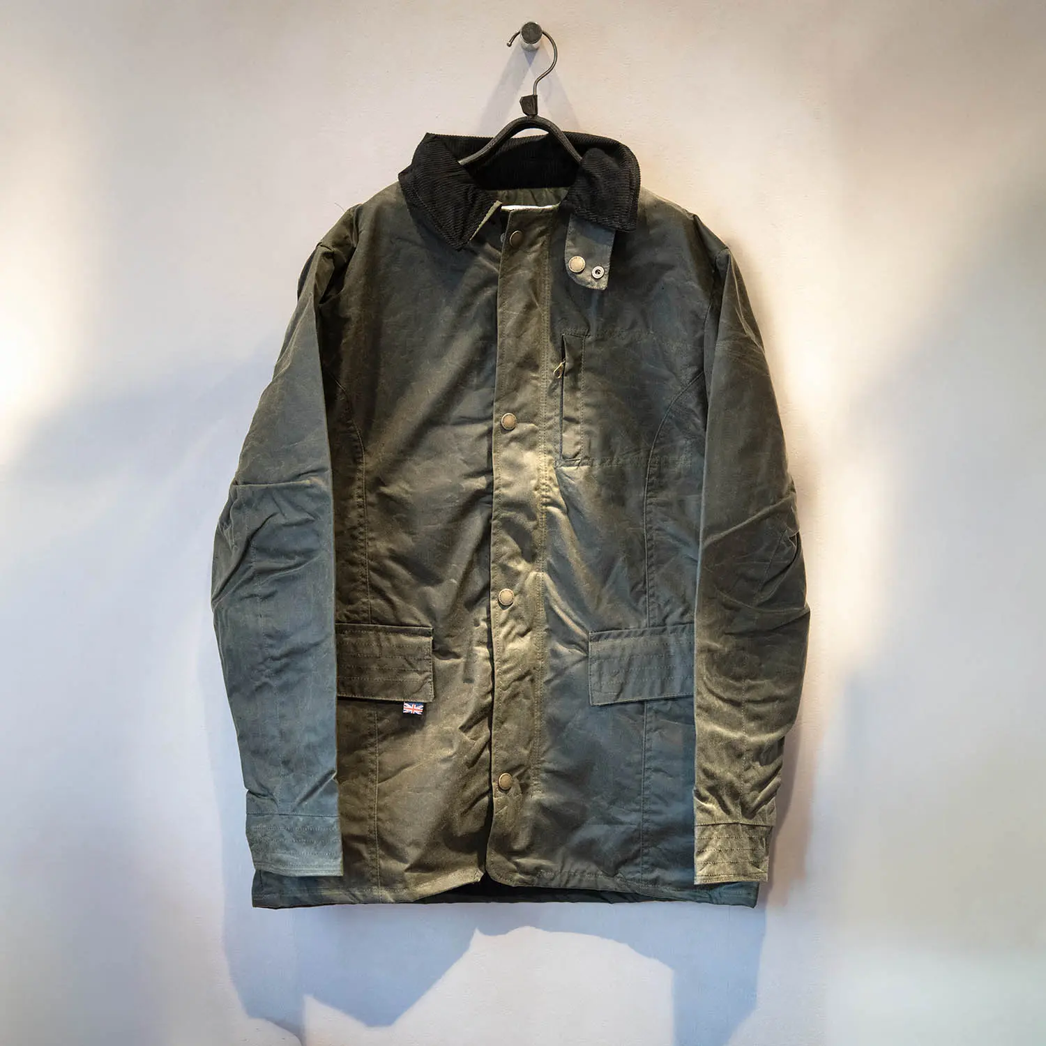 PEREGRINE MJ307 Wax Clifton Jacket オリーブ