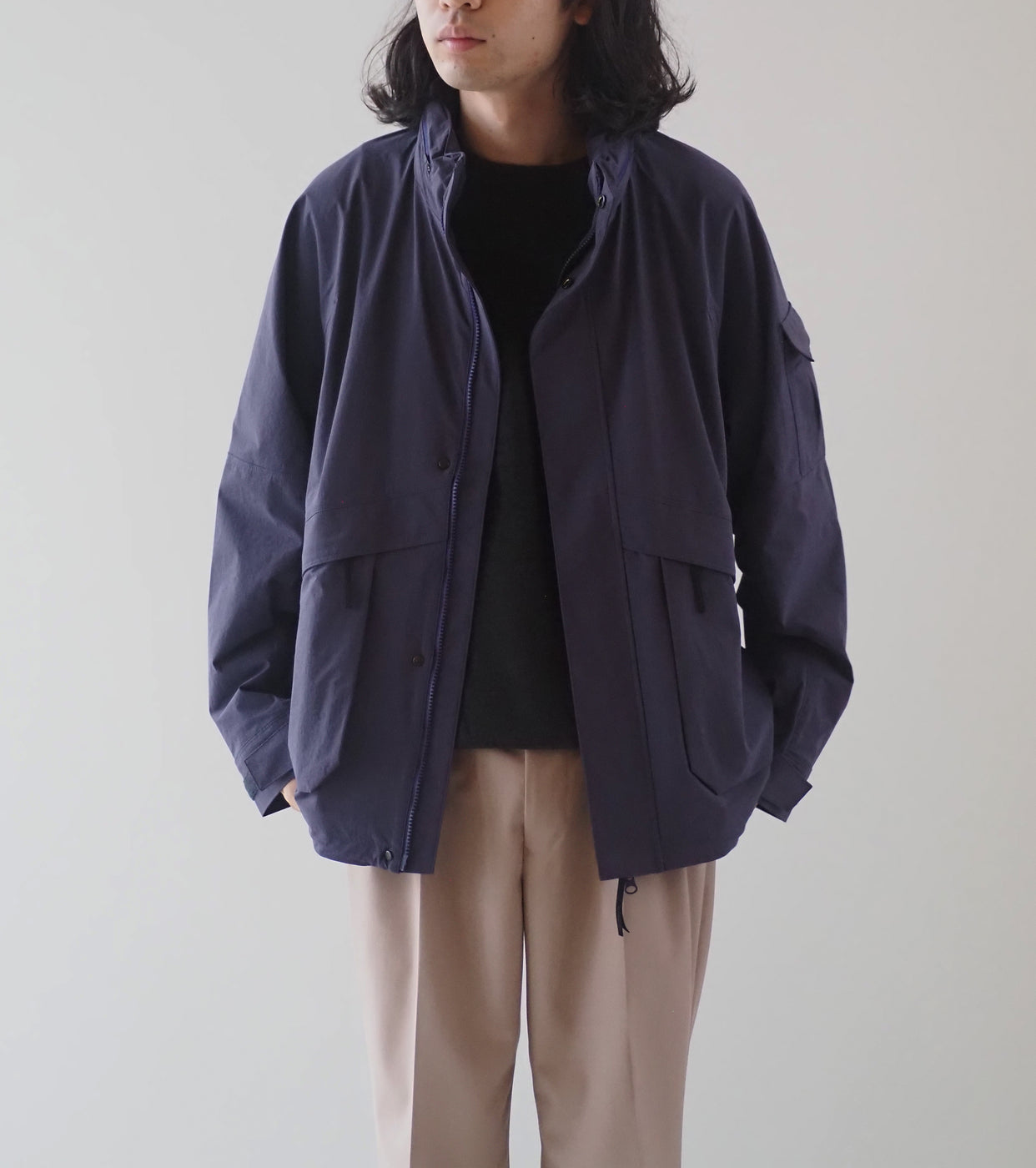 DESCENTE ALLTERRAIN コーデュラ ジャケット , Purple – Navyblue