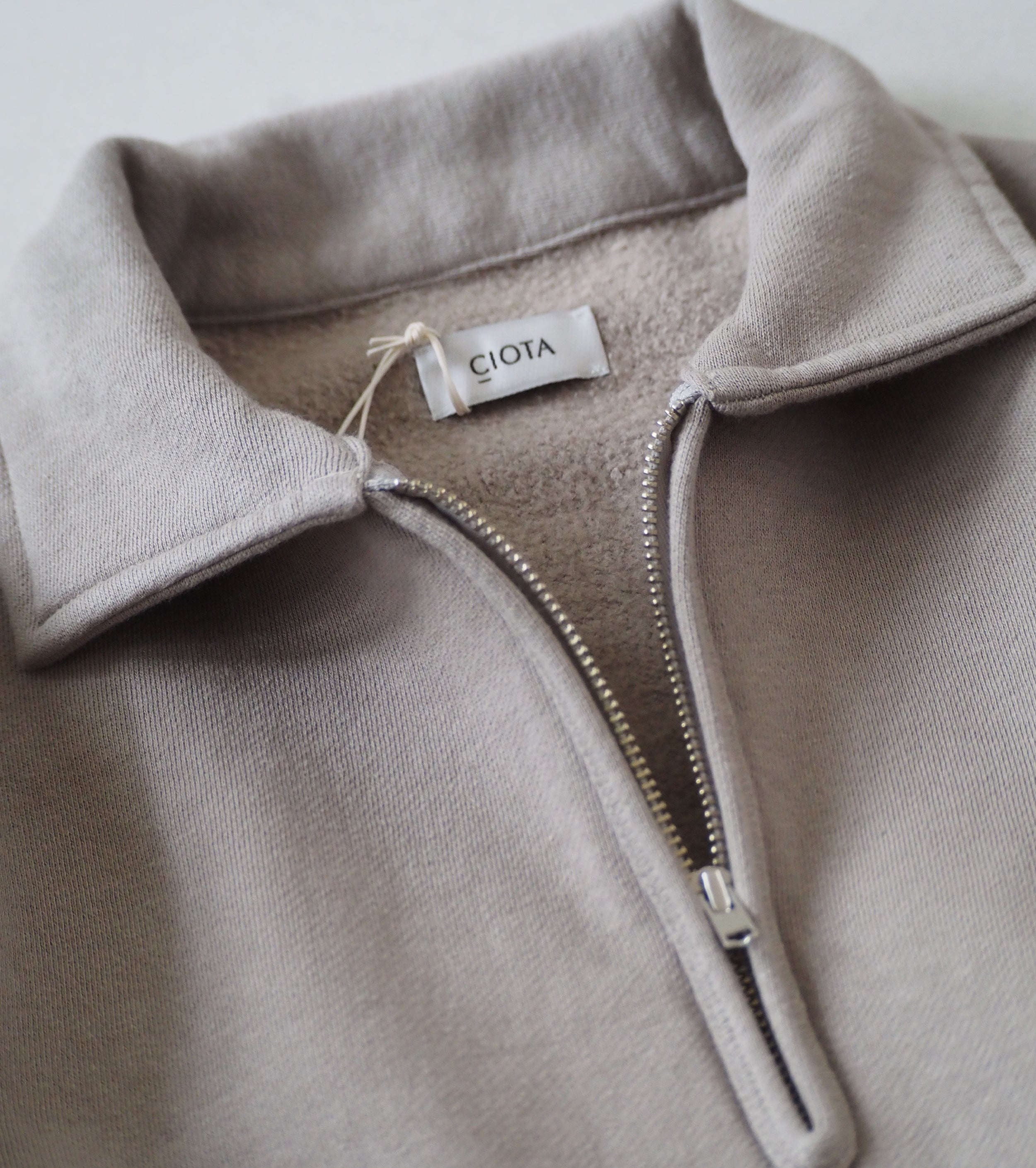 CIOTA Half Zip Sweatshirt , Light Gray – Navyblue