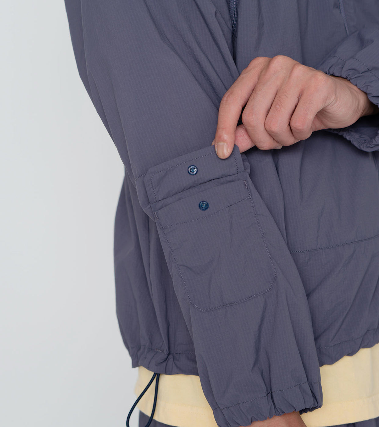 Nylon Ripstop Field Jacket, Dusty Purple – Navyblue