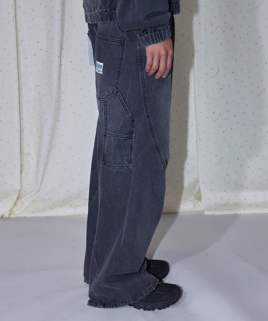 SEQUENZ（シークエンズ）】sqnz washed curve denim pants / カーブ