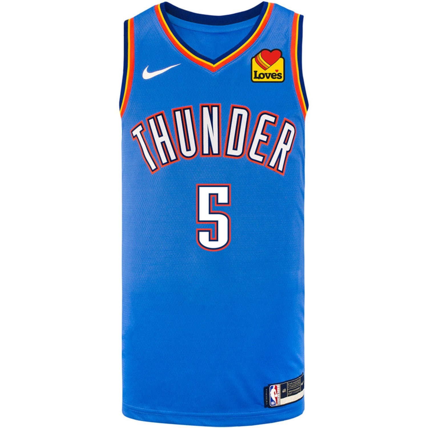 OKLAHOMA CITY THUNDER LUGUENTZ DORT ICON SWINGMAN JERSEY - 2025-26