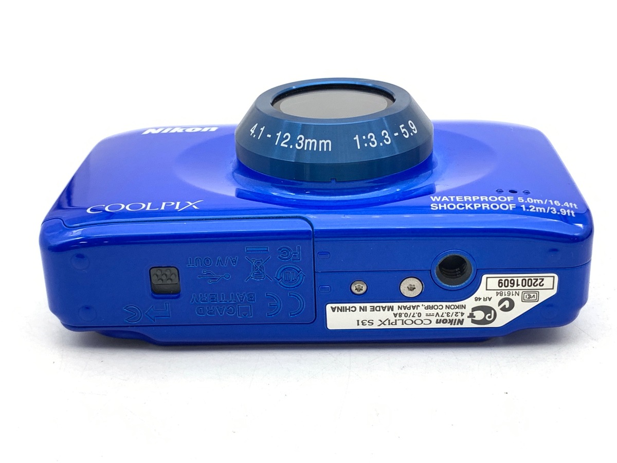 中古：AB(良品)】ニコン COOLPIX S31 BL ブルー | 2443801545949