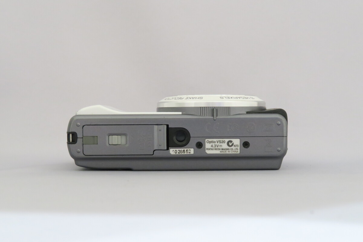 中古：C(やや難あり)】ペンタックス Optio VS20 ブリリアンホワイト