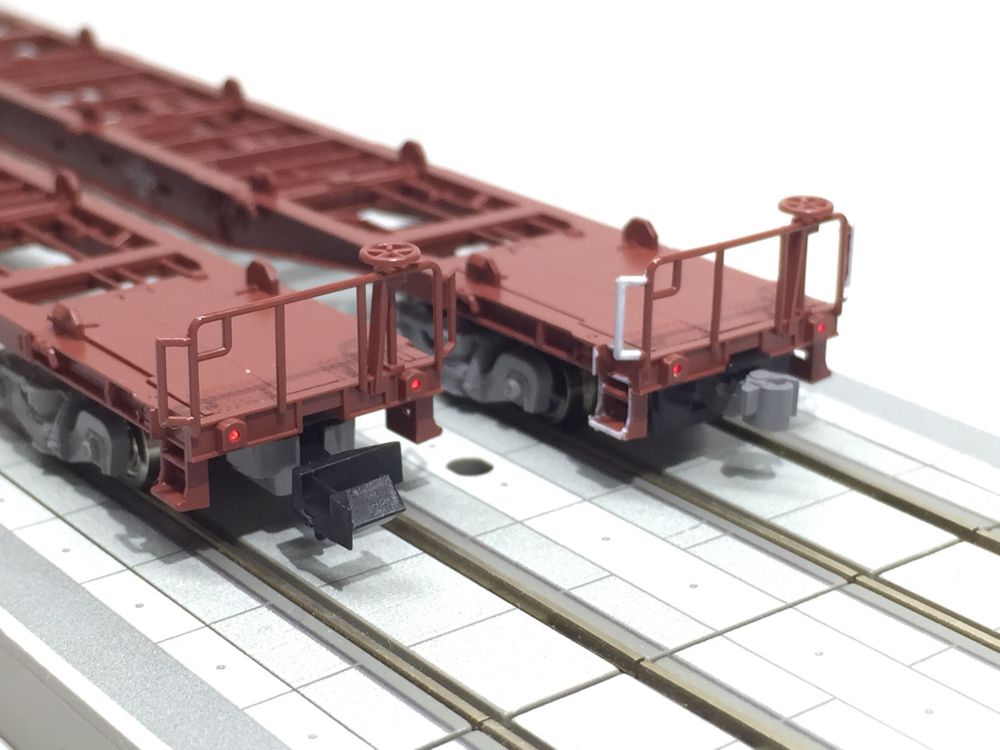 KATO コキ50000(グレー台車)コンテナ無積載 11両セット 品番：10-1317