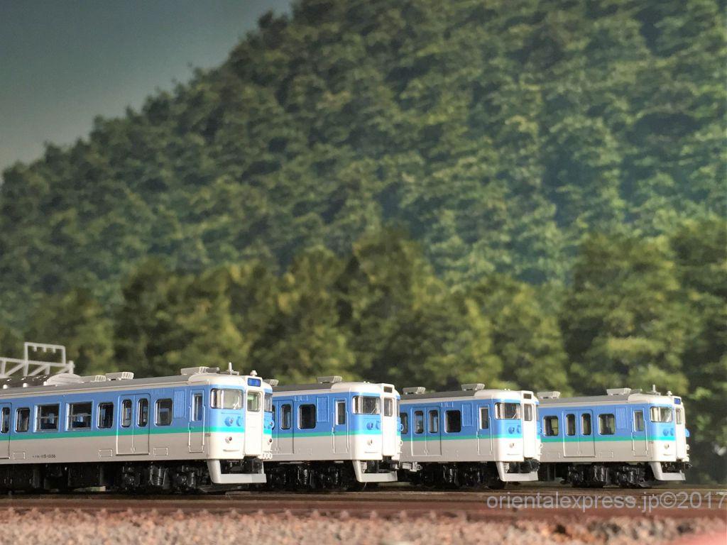 115系1000番台 長野色セット 入線です。 TOMIX 92709 | NGaugeJP