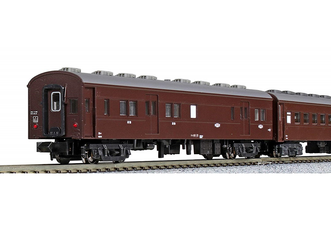 旧形客車 4両セット（茶） 品番：10-034 鉄道模型 KATO(カトー