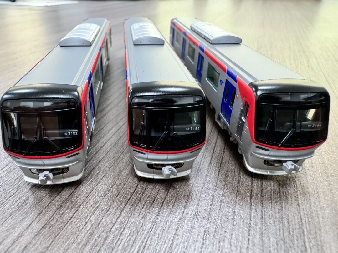 つくばエクスプレスTX-3000系6両セット（3185編成） 品番：6027d