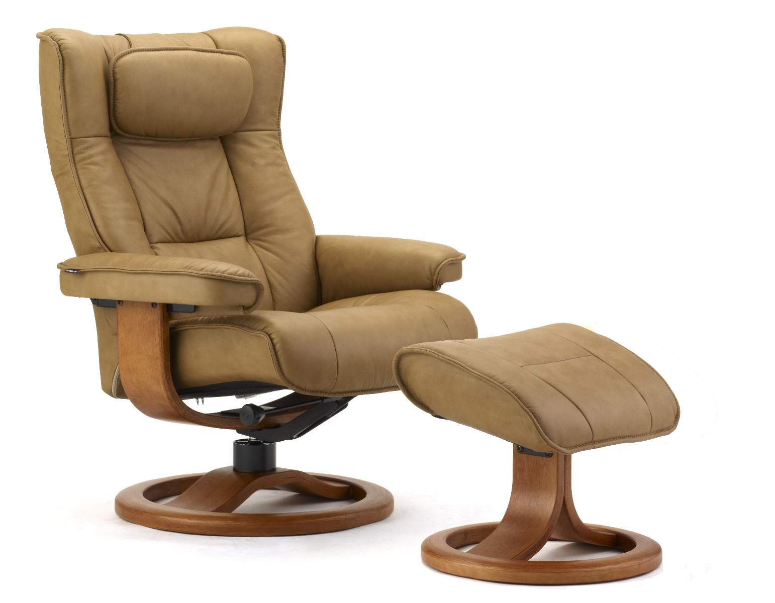 Fjords Regent R Recliner with Ottoman by Fjords