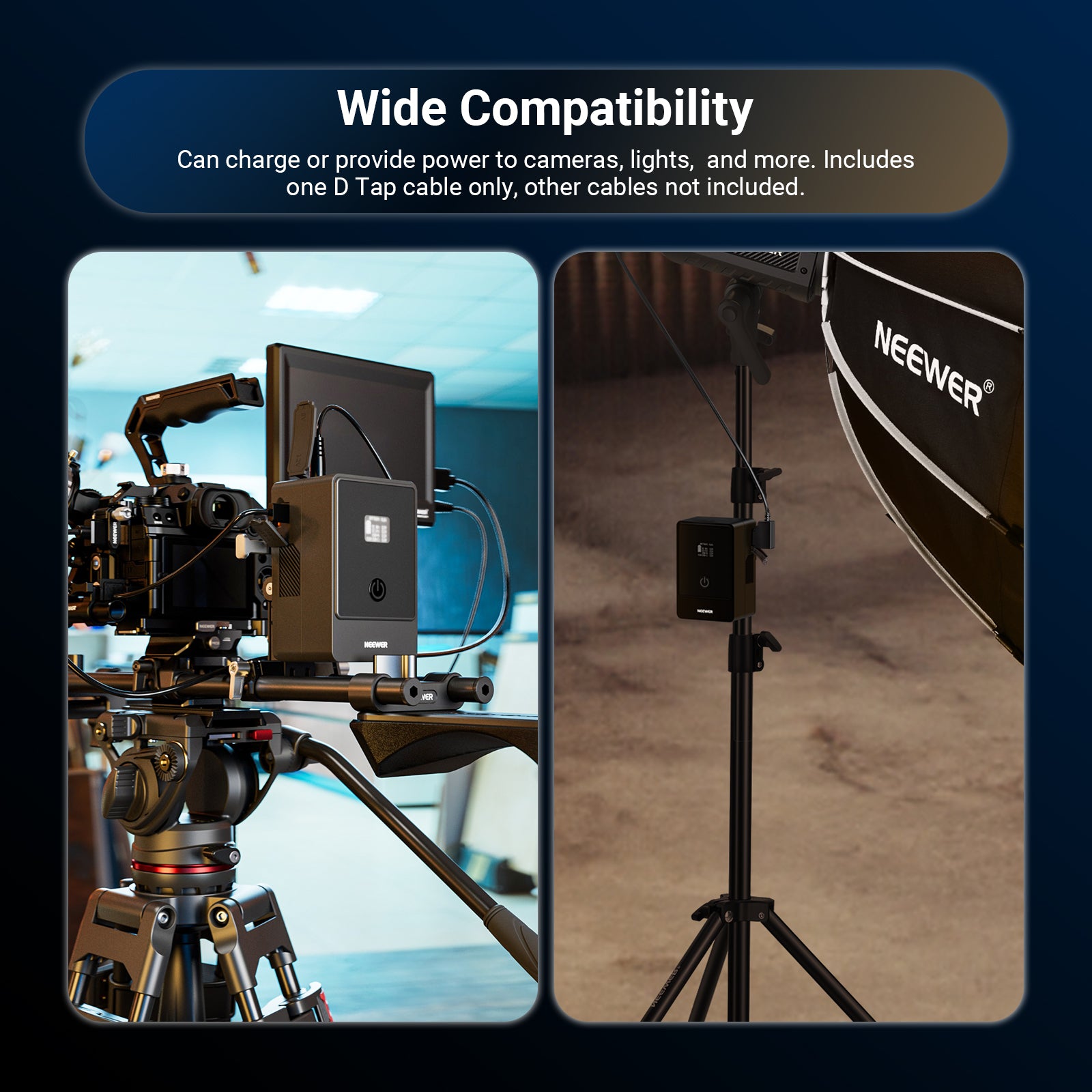 NEEWER PS099E/PS099F 6800mAh ミニ Vマウントバッテリー – NEEWER.JP