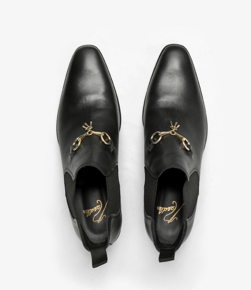 Tassel Bit Heeled Chelsea Boot – Black | Needles | Nepenthes London