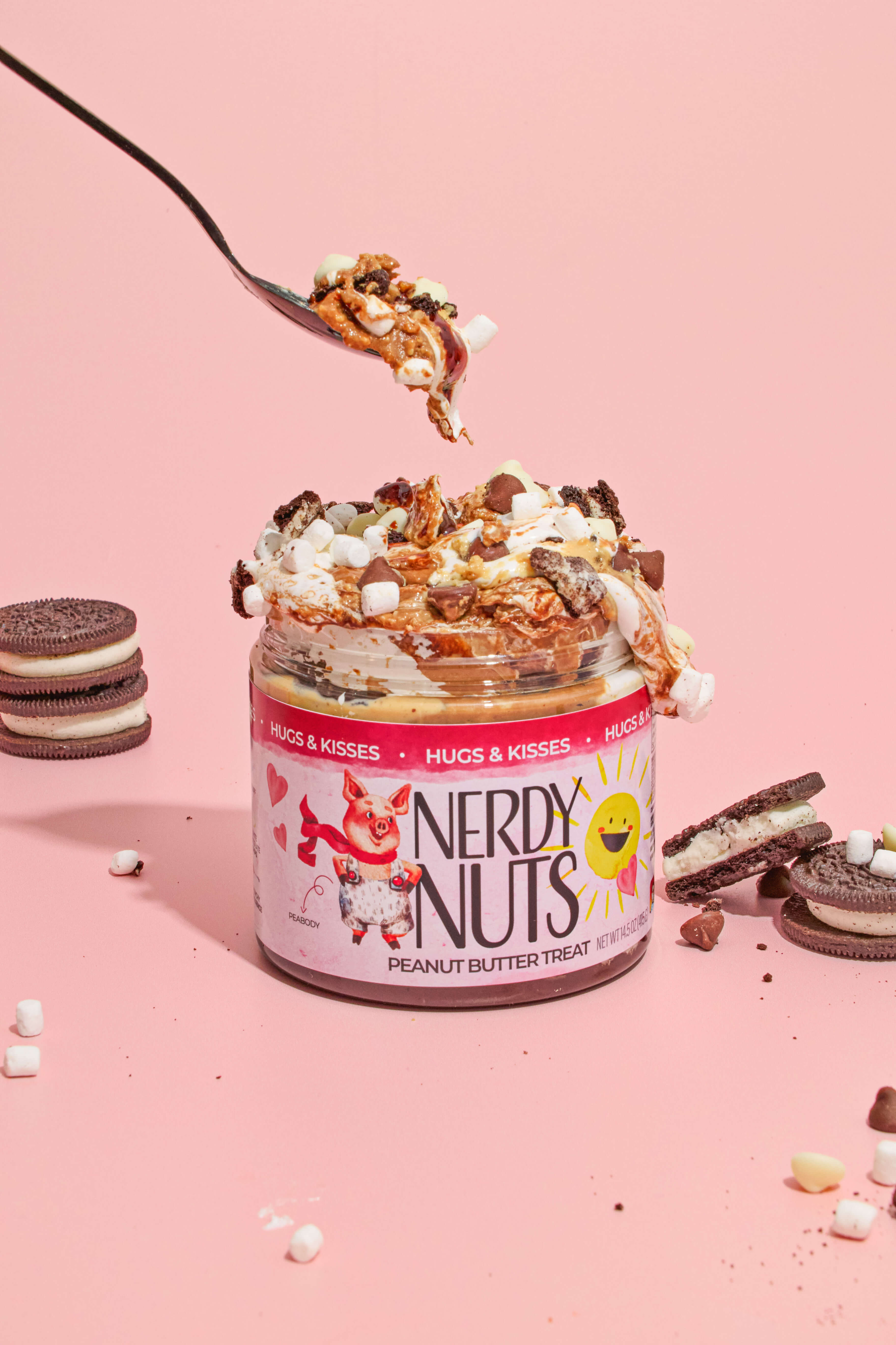 Hugs and Kisses Peanut Butter Treat | Nerdy Nuts