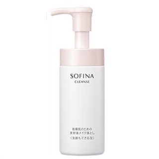 ソフィーナ 乾燥肌のための美容液メイク落とし＜洗顔もできる泡