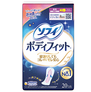 ソフィ ボディフィット スーパーナイトガード 羽なし 29cm 20枚