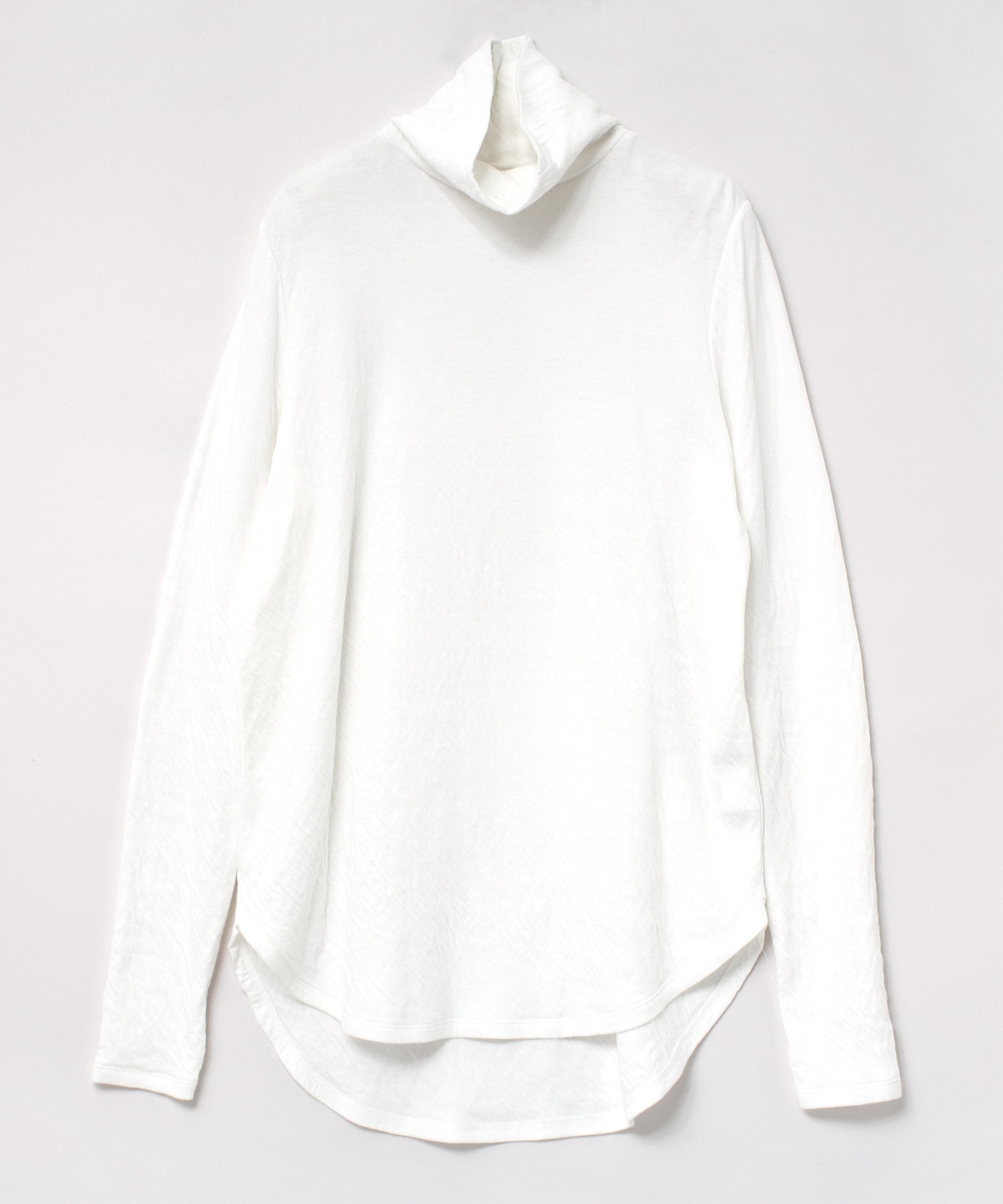 M1898 マシュマロタッチフィットタートル(M オフホワイト): トップス