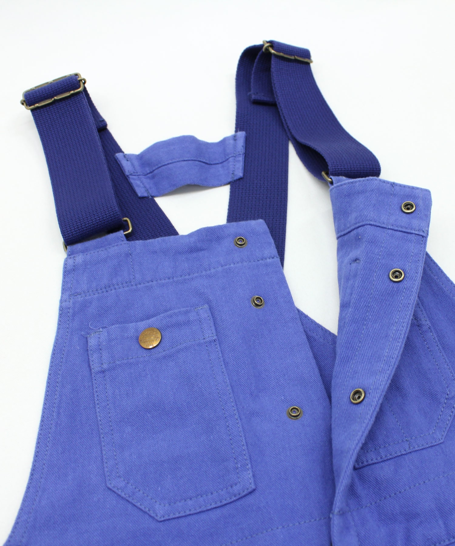 O0693 フレンチワークオーバーオール(M ワークブルー): オールインワン