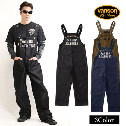 VANSON（バンソン）デッキ オーバーオールnvao-2101