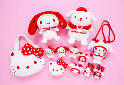 キティちゃんやマイメロなどの「サンリオホワイトクリスマス」シリーズ