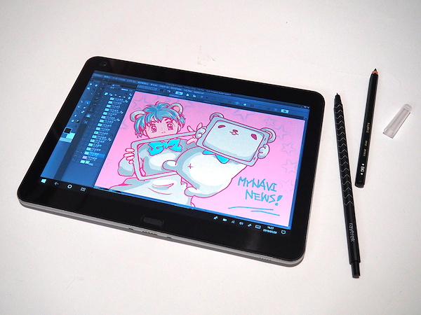 スケッチブック感覚でどこでもお絵かき！ - Windows10搭載の10インチ