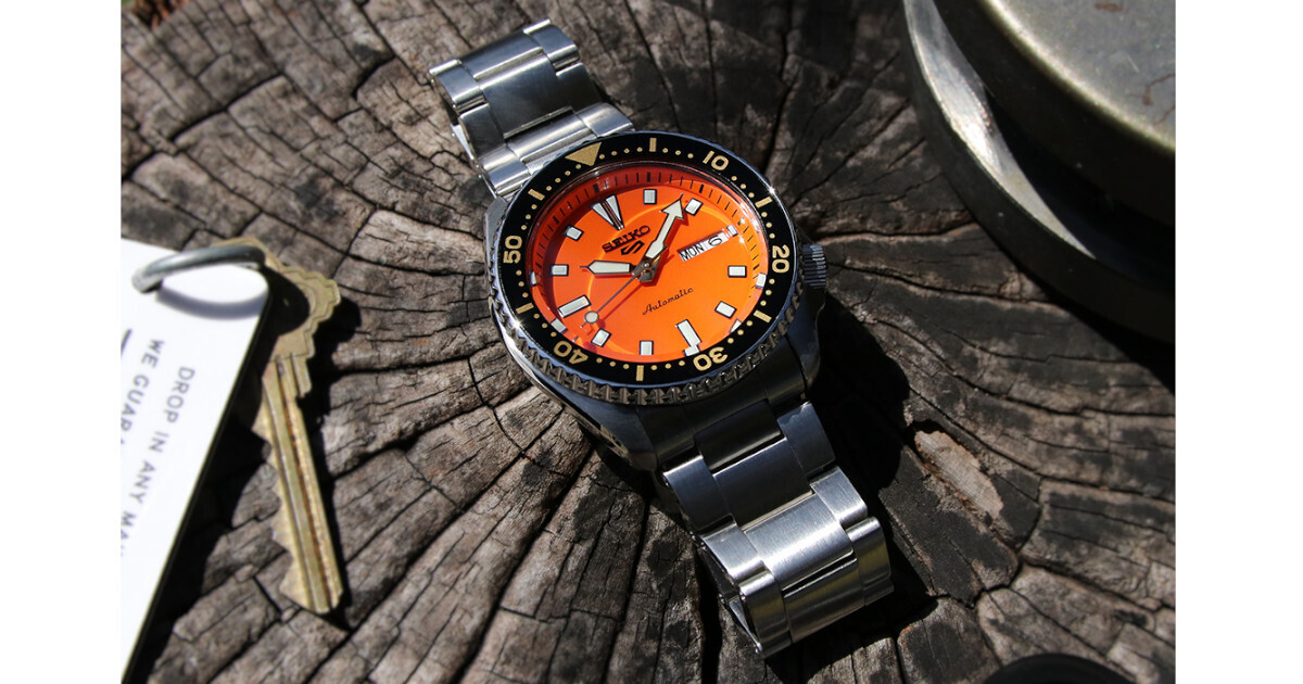 セイコー 5スポーツ、SKX「オレンジボーイ」を再現したTiCTAC限定