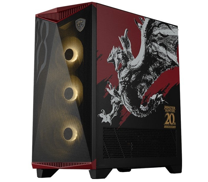 MSI×「モンハン」20周年コラボPCケースの発売日発表、マザボと水冷