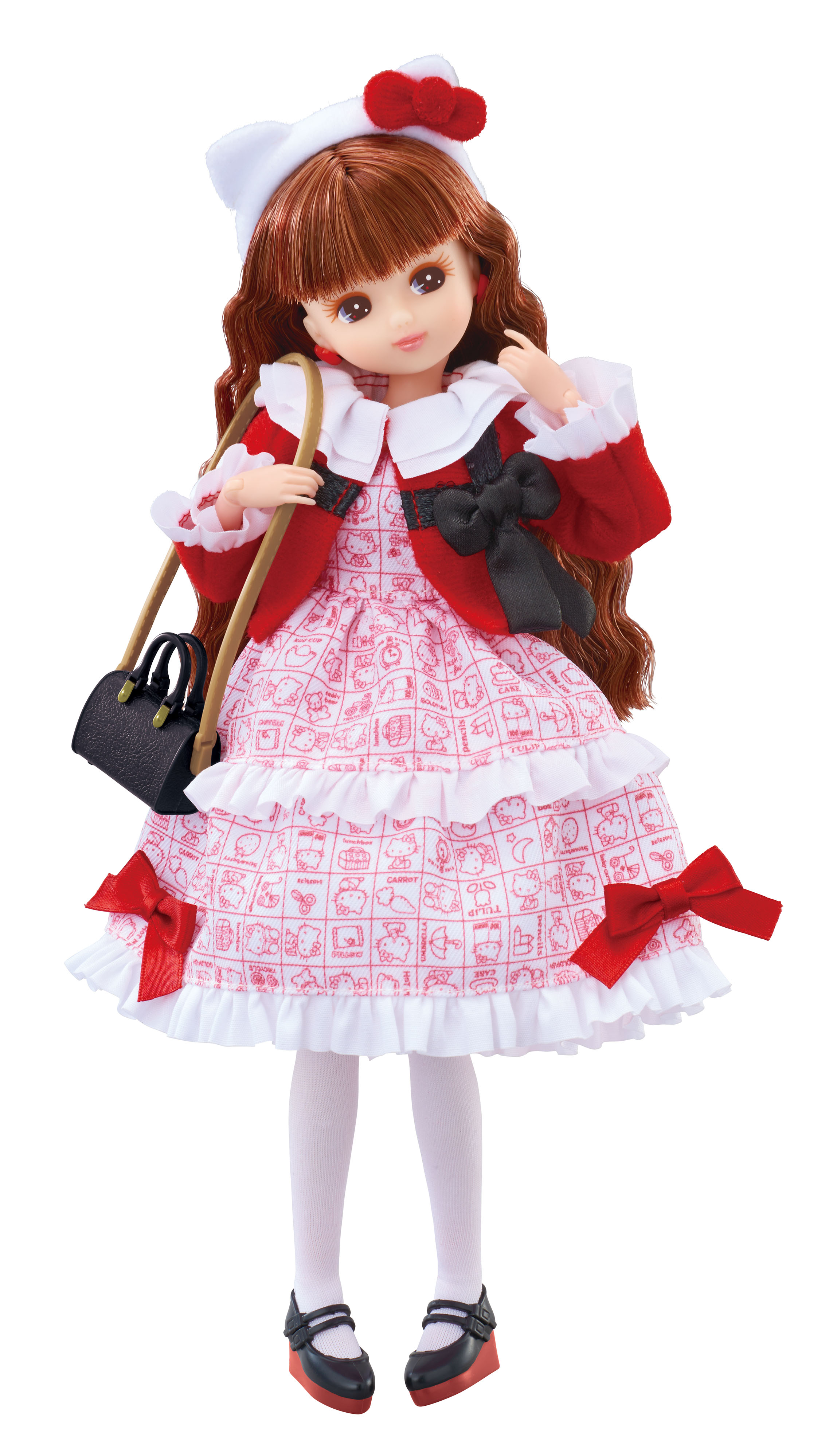 フォトジェニックリカちゃんがハローキティとコラボ! レトロ可愛い衣装