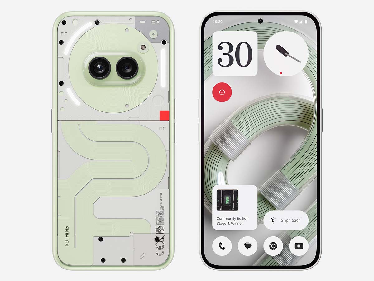 Nothing、暗闇で背面が光るスマホ「Phone（2a）Community Edition