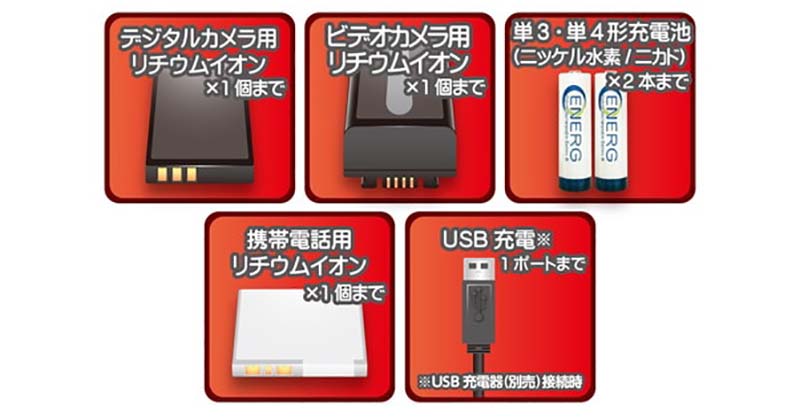 充電器をなくしたデジカメも復活！？ バッテリーパックを差し込んで