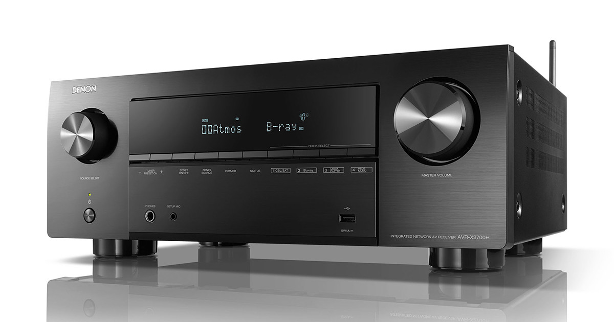 デノン、8K対応で税別90,000円のAVアンプ「AVR-X2700H」 | マイナビ