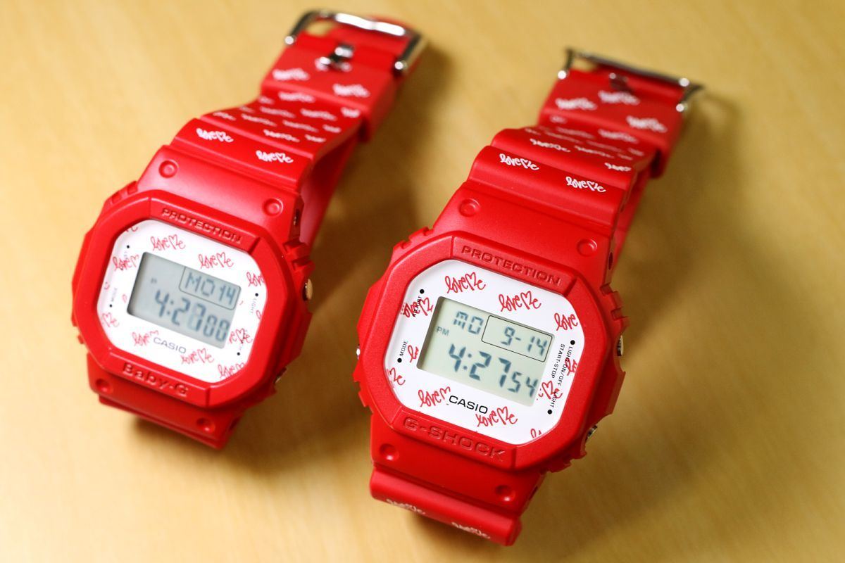 G-SHOCK＆BABY-G、2020年のラバコレは純愛の「白」とポップな「赤