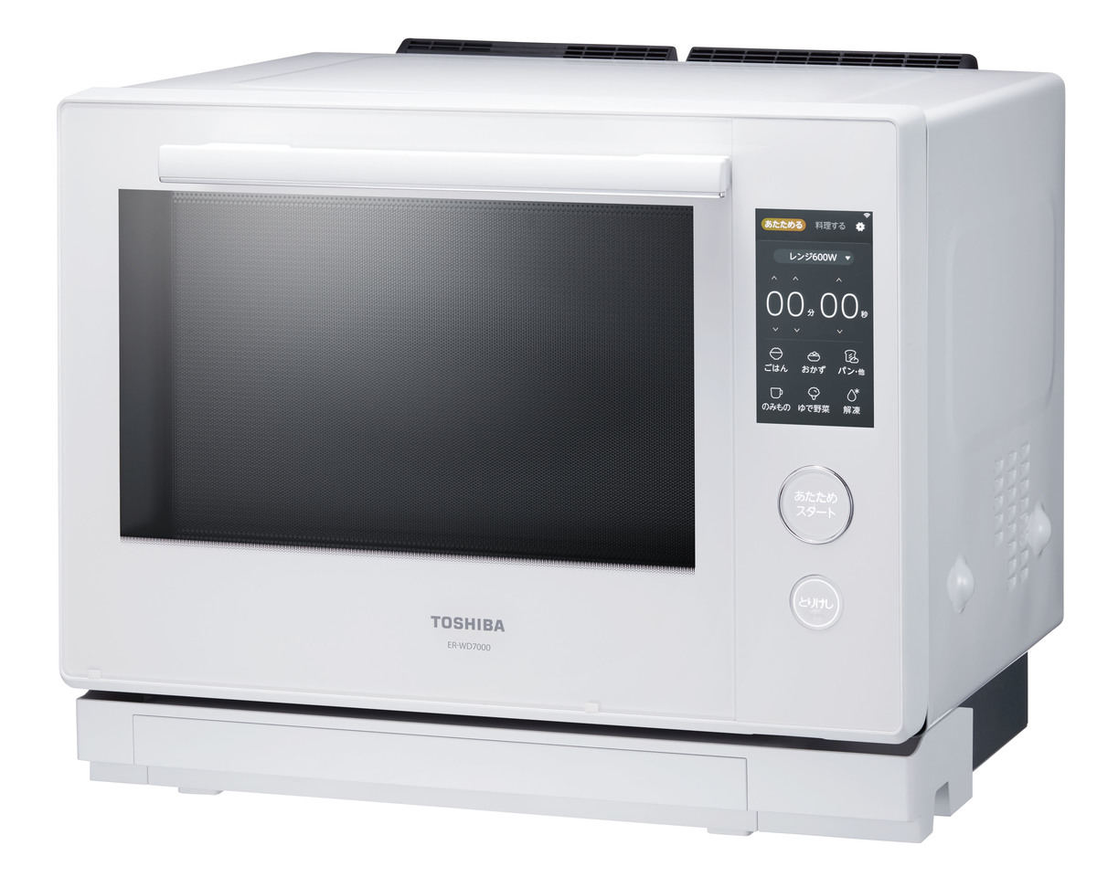 東芝、オーブン温度350℃まで設定可能なオーブンレンジ「石窯ドーム