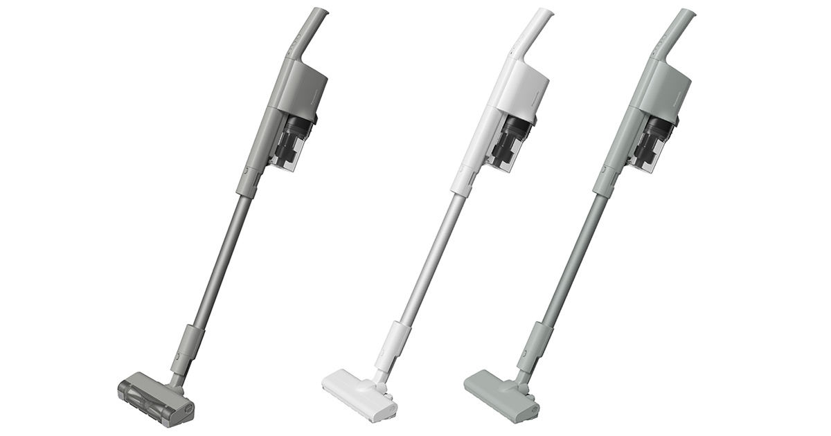 パナソニック、手首の負担が減り操作性も向上したコードレス掃除機