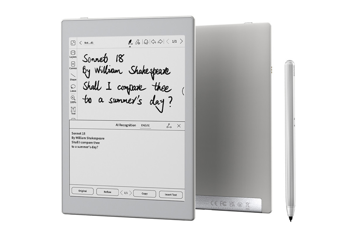 ペン入力もできる7.8型電子ペーパーAndroidタブレット「BOOX Nova Air2