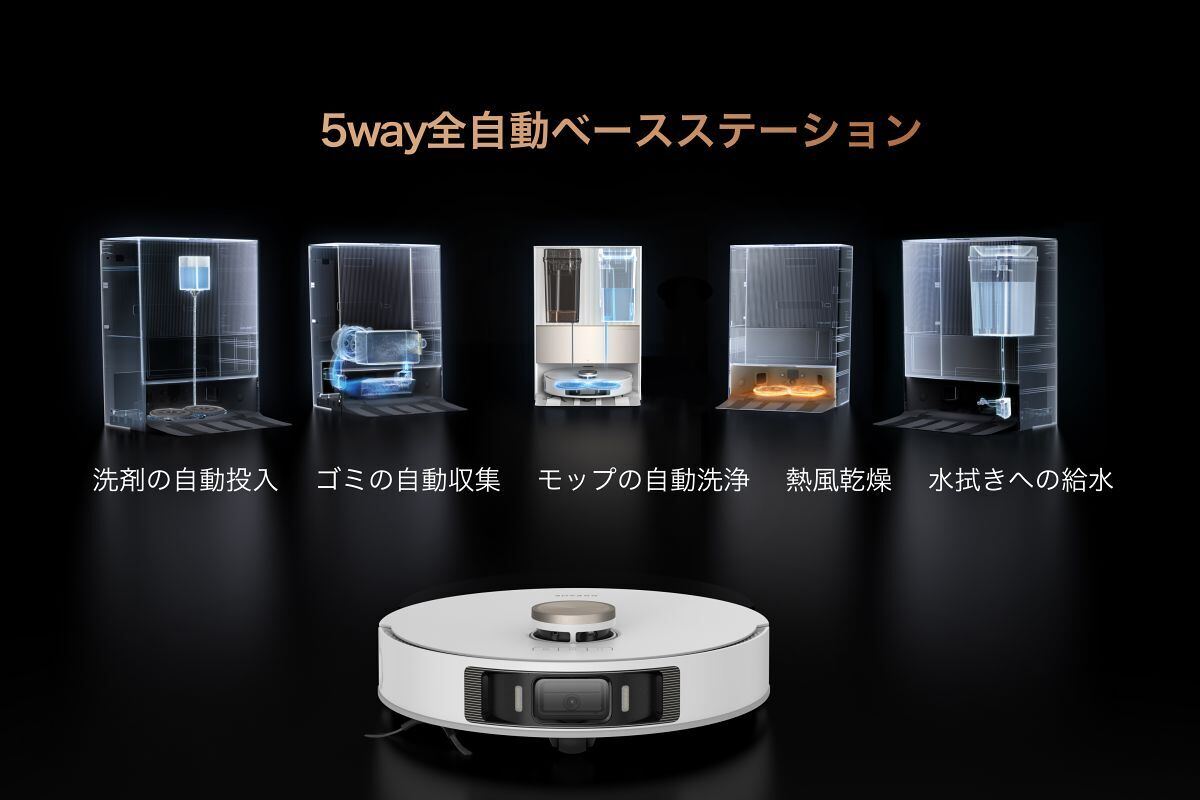 Dreame、水拭き対応の最上位ロボット掃除機「DreameBot L20 Ultra
