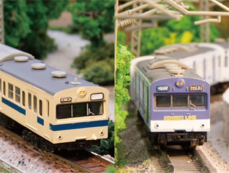 ロクハン、Zゲージ「103系瀬戸内色」「103系仙石線色」12月発売へ