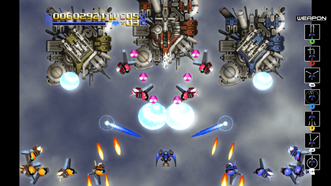 縦スクロールSTG『レイディアントシルバーガン』Steam版が配信中