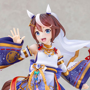 ゲーム『ウマ娘 プリティーダービー』よりゴールドシップが1着の