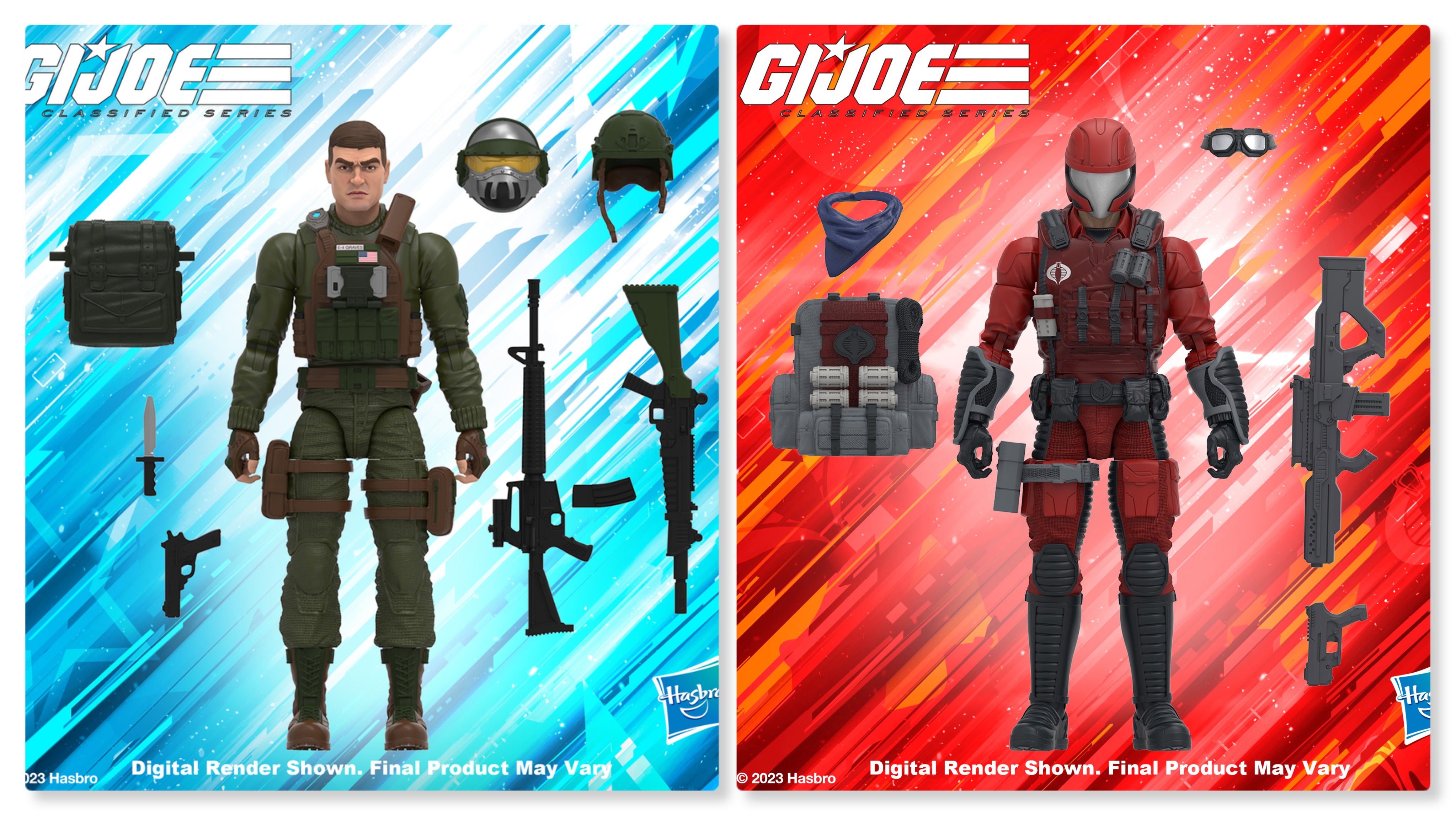 Yo Joe June G.I.Joe Classified Crimson Viper and Grunt Action