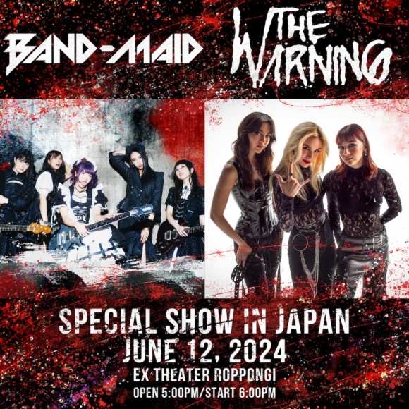 BAND-MAID、メキシコの超人気バンド・The Warning とのスペシャル公演