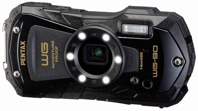 PENTAX WG-90: Standard-class, waterproof digital compact camera