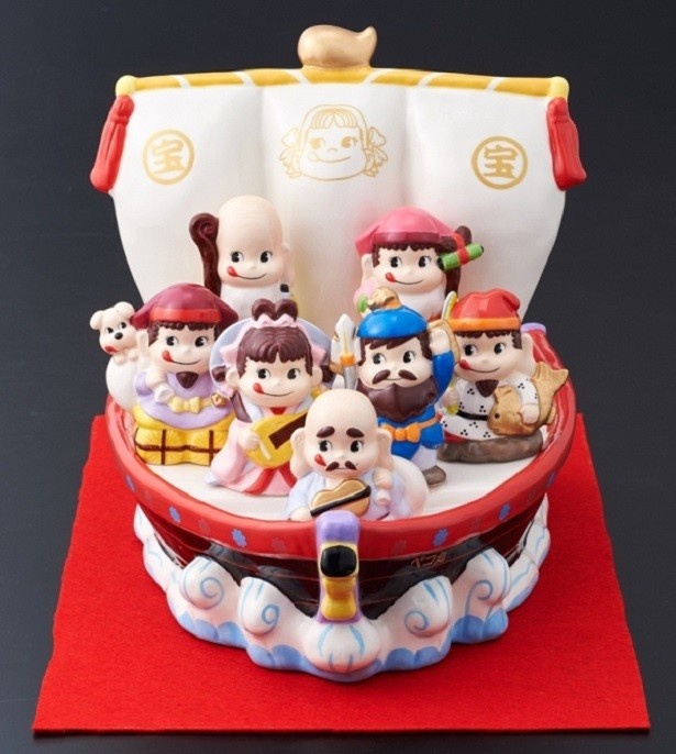 画像1 / 4＞ペコちゃんポコちゃんが七福神に！開運祈願のグッズ販売