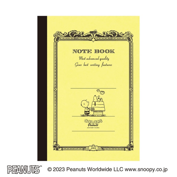スヌーピーとあの“ロングセラーノート”がコラボ！色違いでそろえたく