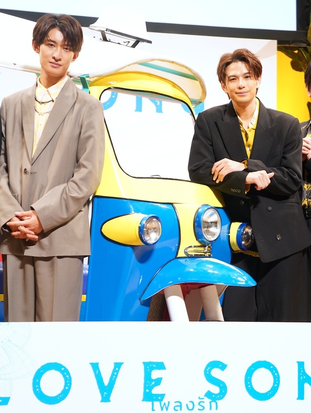 森崎ウィン＆向井康二、初共演でも息ぴったり！映画『（LOVE SONG