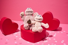 セサミストリートマーケットのバレンタイン！限定ぬいぐるみ、スイーツ