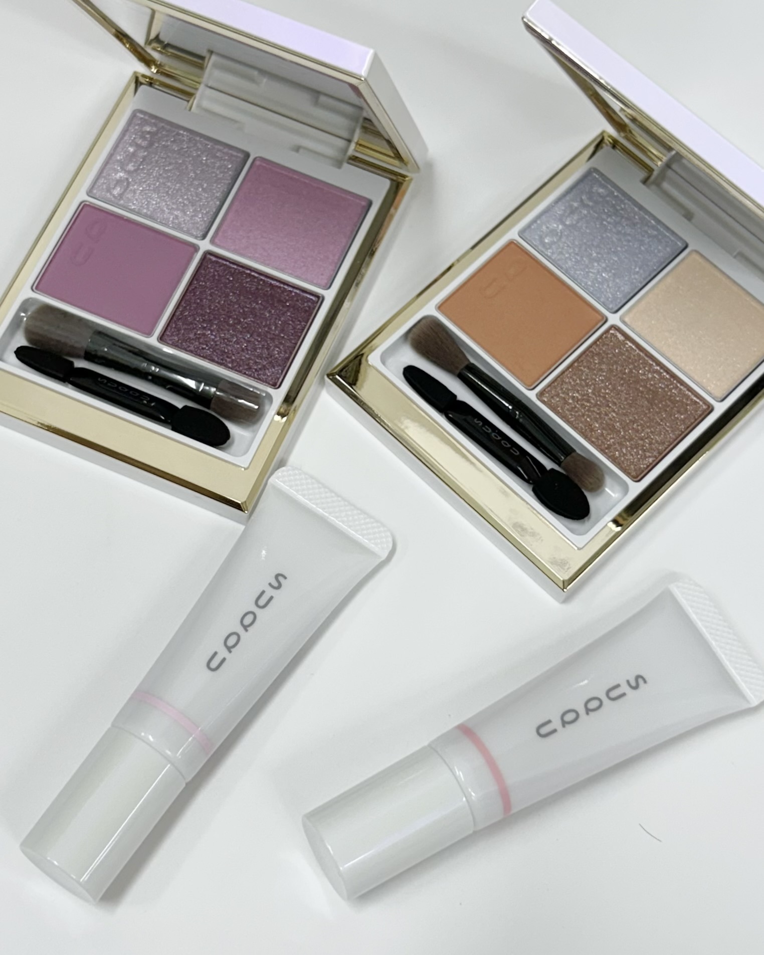 2025クリスマスコフレ】どっちも可愛すぎる！SUQQUの2セットを塗り比べ